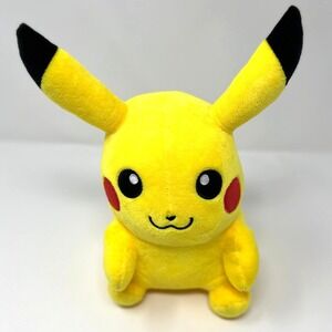 Pokemon Pikachu Plush Sitting 8 Inch Yellow Stuffed Animal Toy Figure